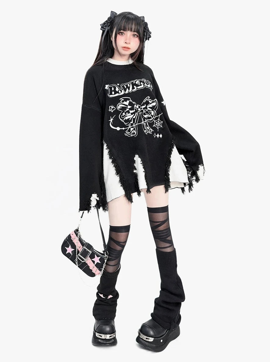 Slit Subculture Loose Mine Tops