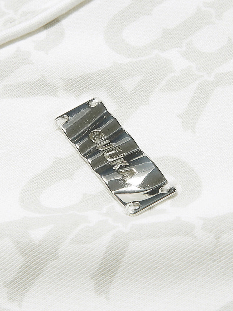 ホワイトロゴジップアップオーバージャケット