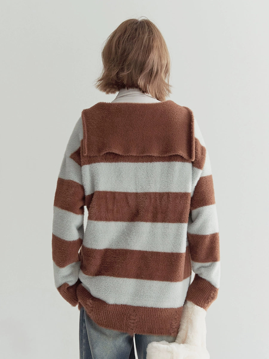 Big Border Design Roo Sailor Knit Top