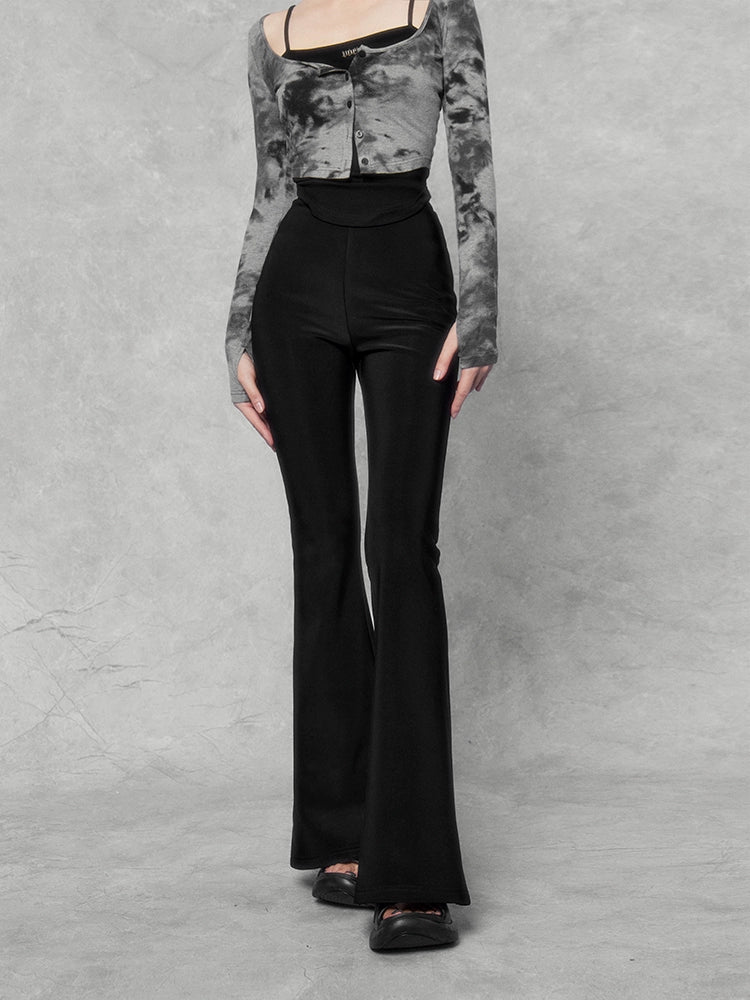 SUKALA】ベーシックフレアパンツ Mサイズ ブラック SUKALA SUKALA】ベーシックフレアパンツ Mサイズ ブラック SUKALA