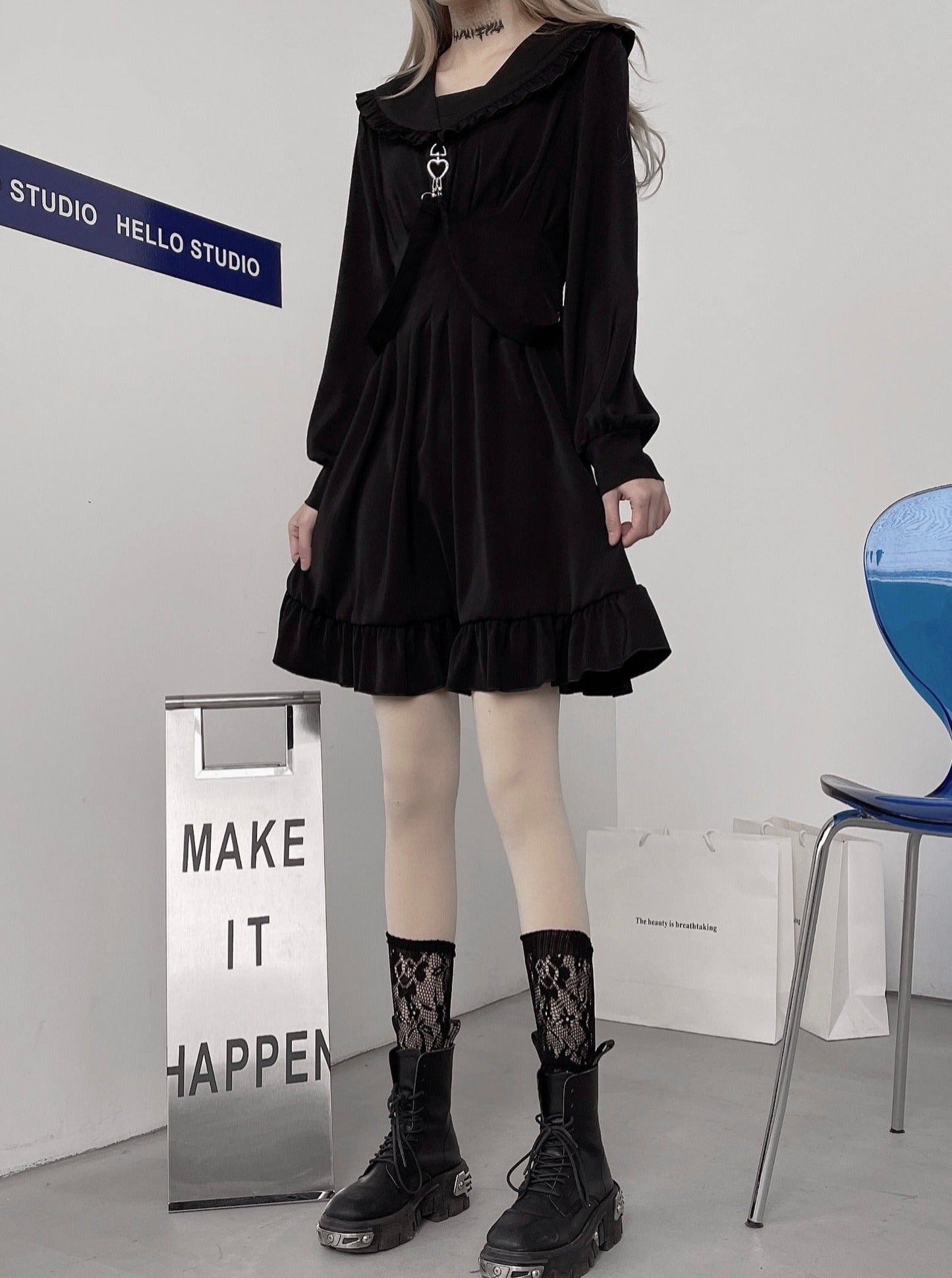 Heart Strap Sailor Taste High West One Piece