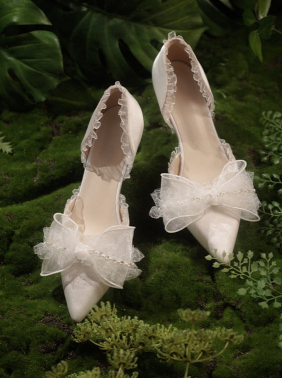 Ribbon Fairy Style Pin Heel