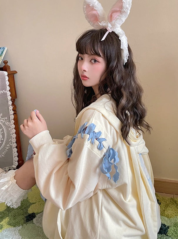 フリルスイートミルクパーカー