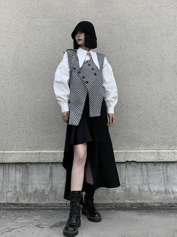 モードウィンドスリットアシメスカート