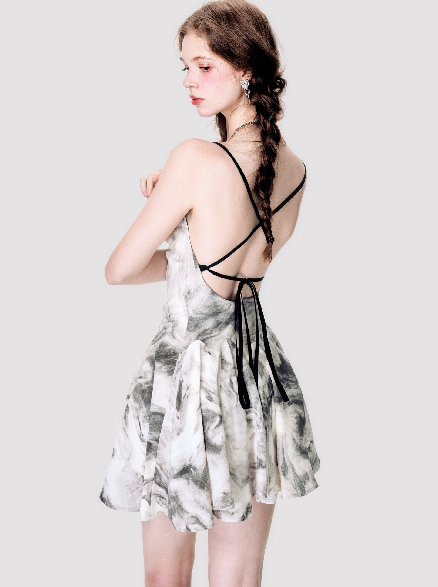 Robe à bretelles Retro Ink Design