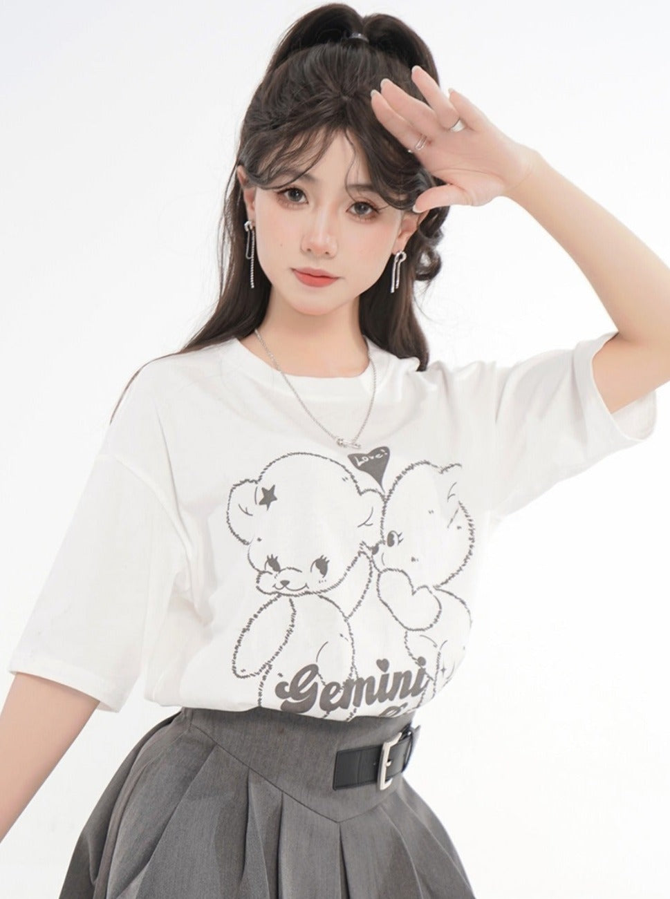 T-shirt à imprimé animalier