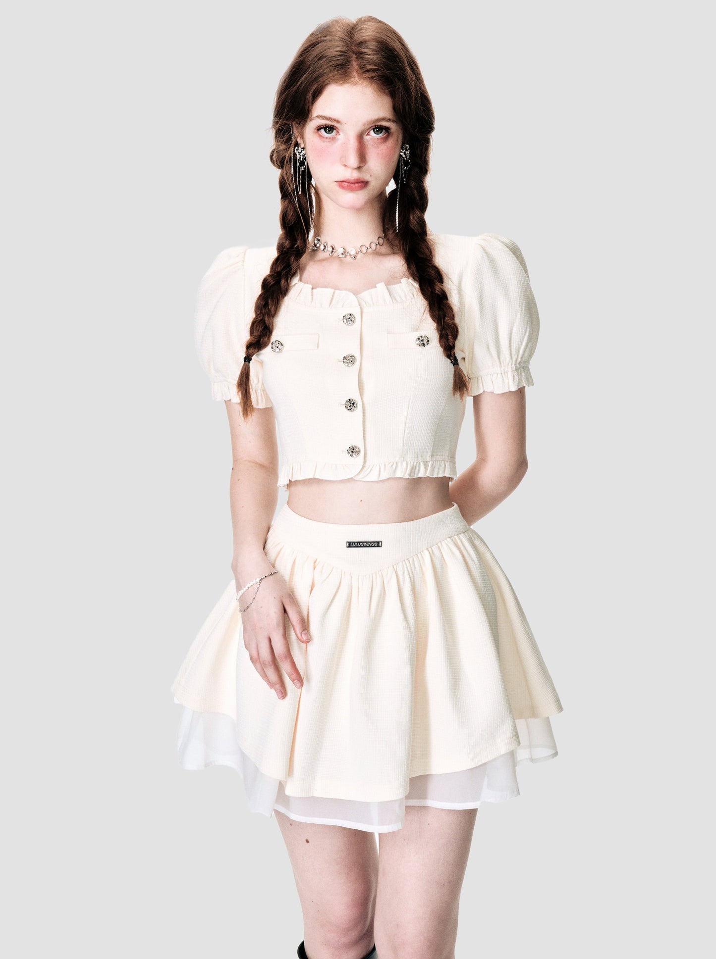 Petite fragrance française top + jupe tutu