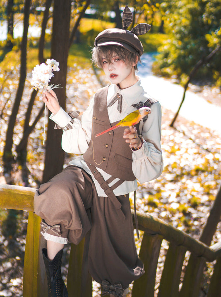 Secret Morning Post Retro Rabbit Ears Bow Beret