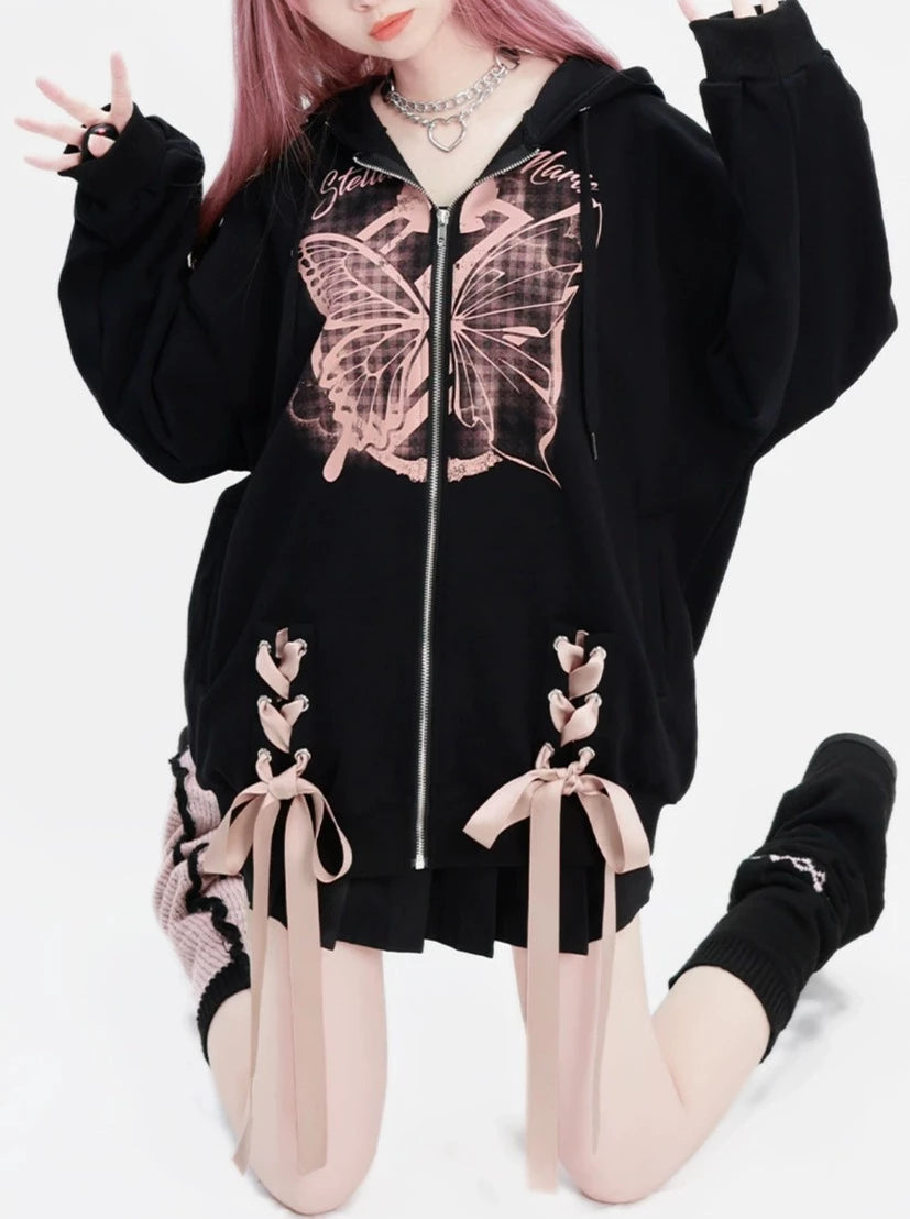 Bunny butterfly hoodie online