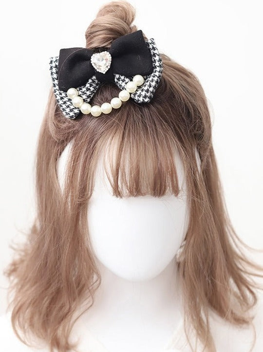 リボンフレンチパールバレッタ