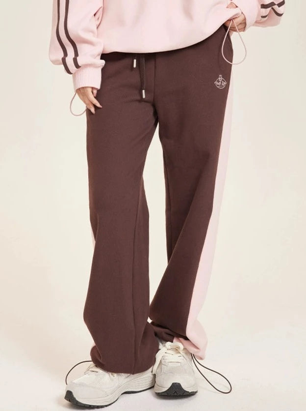 BICOLOR TRACK PANTS