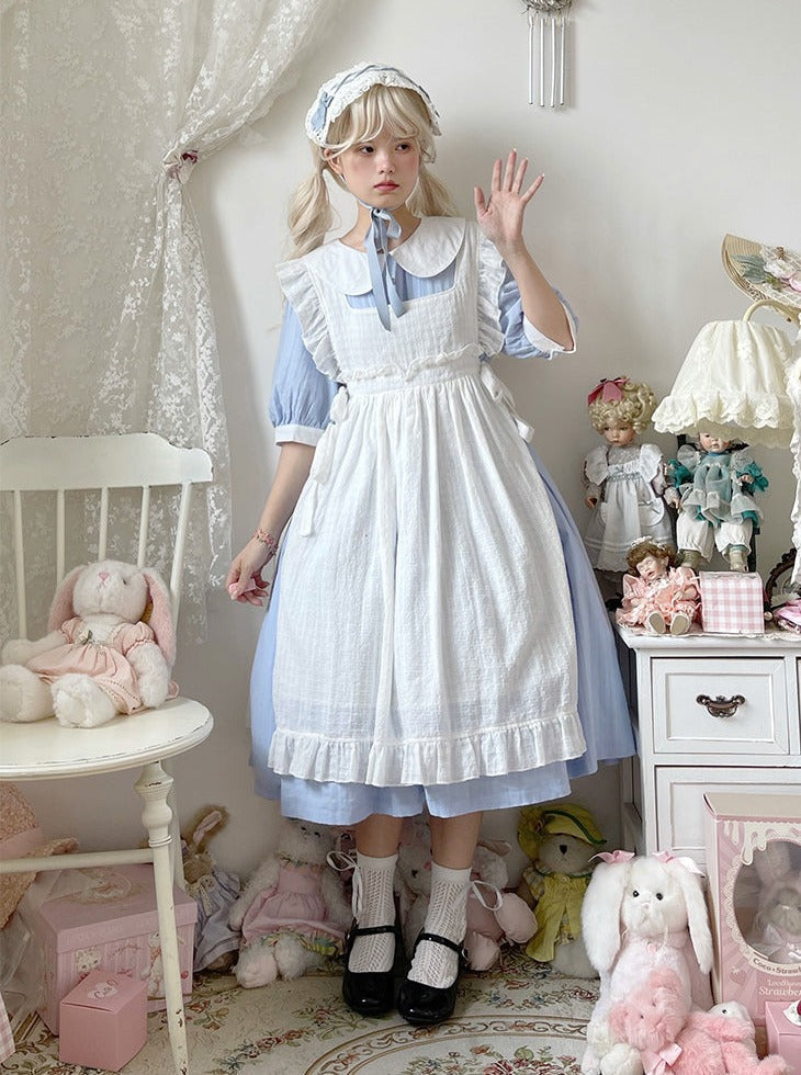 ドールカラーカレッジスタイルワンピース