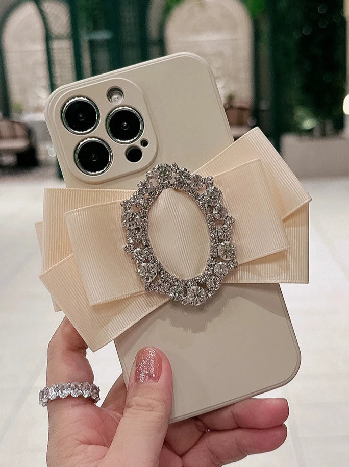 Rhinestone Ribbon Phone Case – Belchic Rhinestone Ribbon Phone Case – Belchic