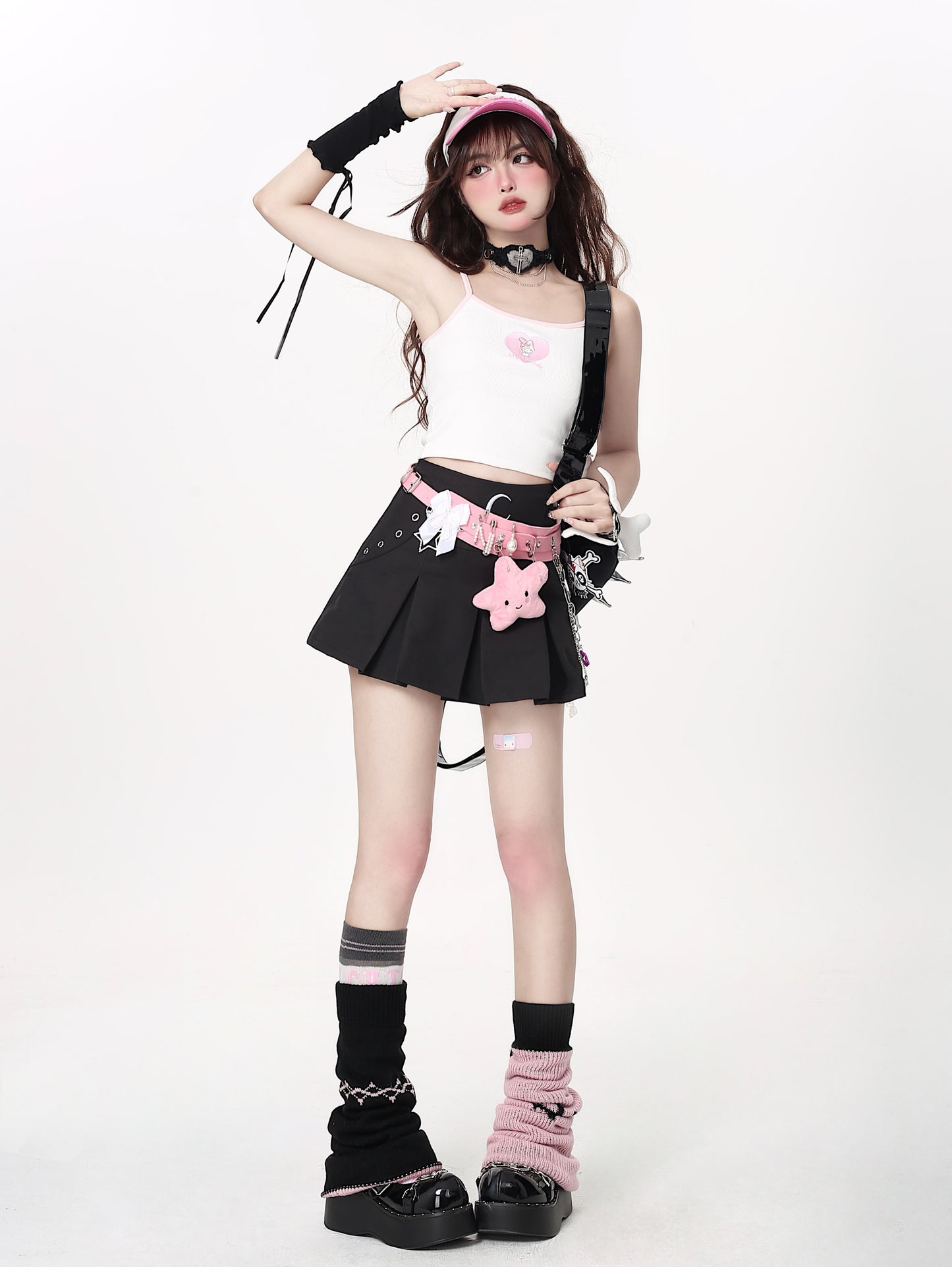 クロスシスターY2Kミレニアムレッグカバー