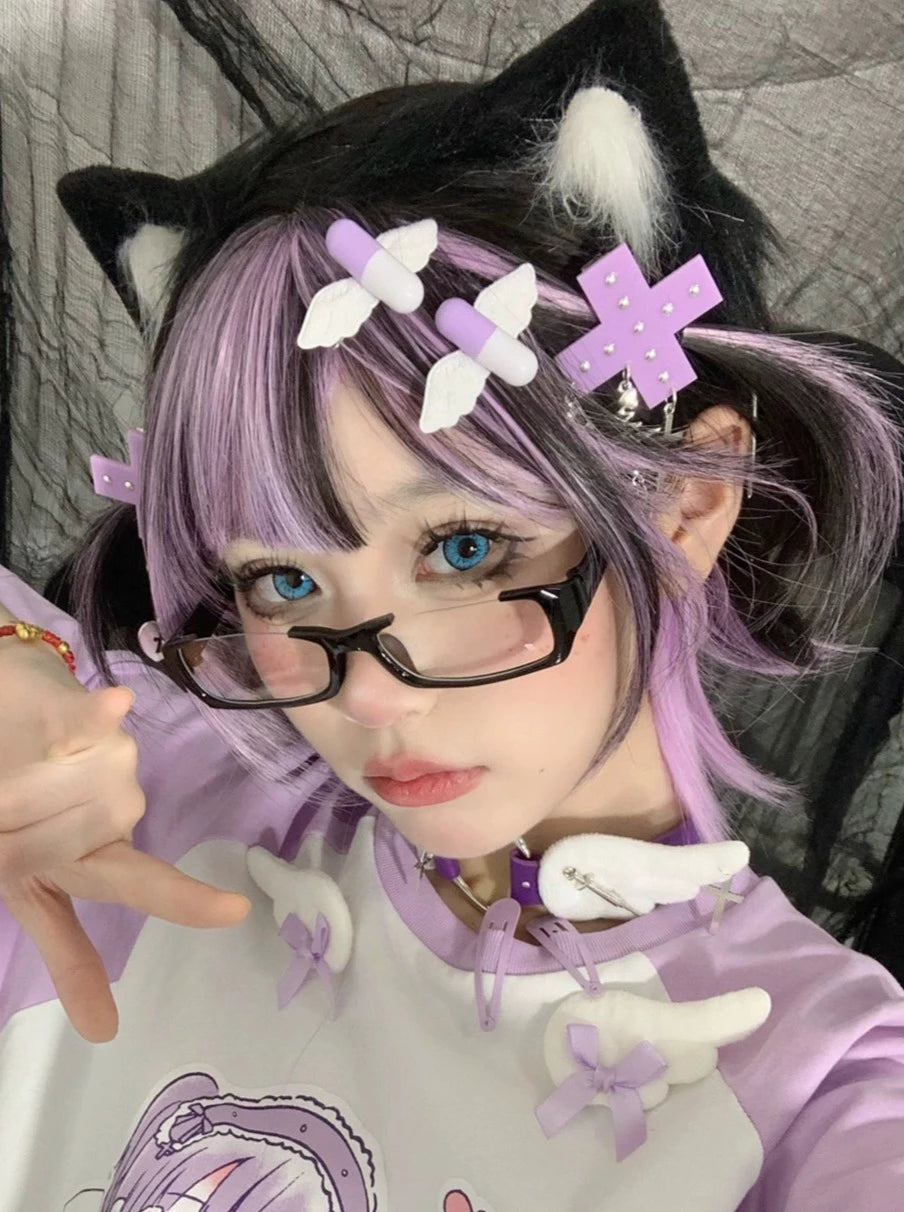 Half-frame Subculture Glasses