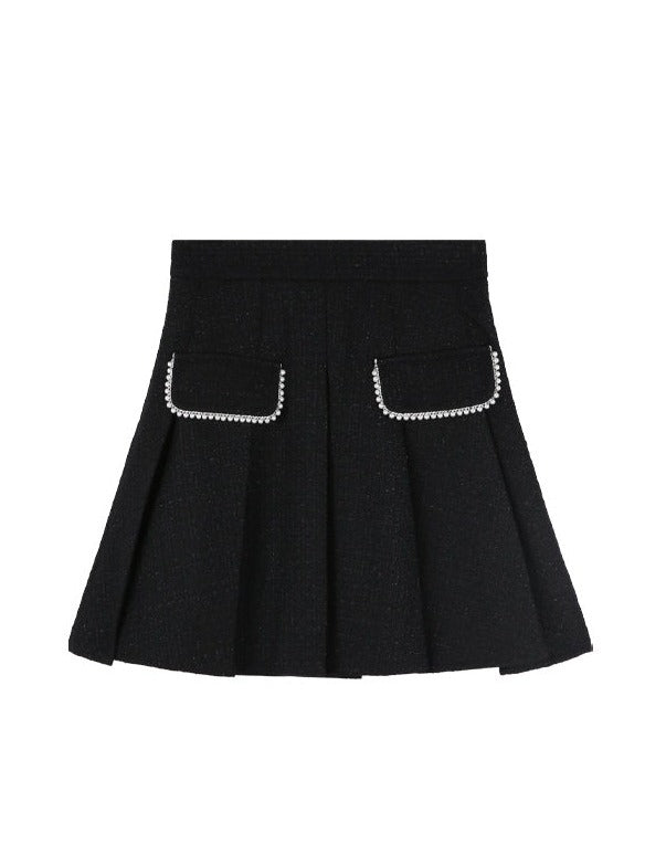 레시피폰샤츠+브스트+플리츠스커트