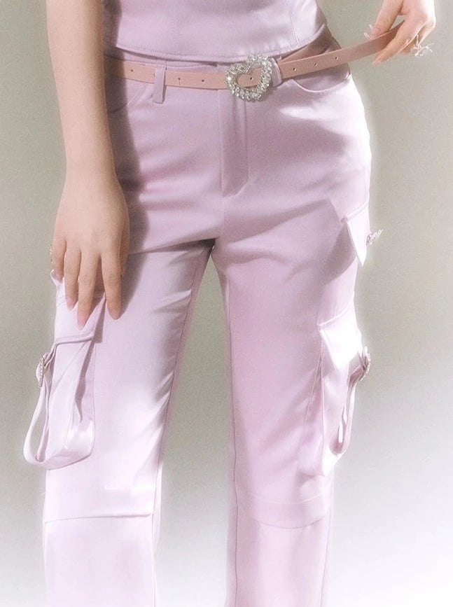 하트 다이아몬드 러브 벨트