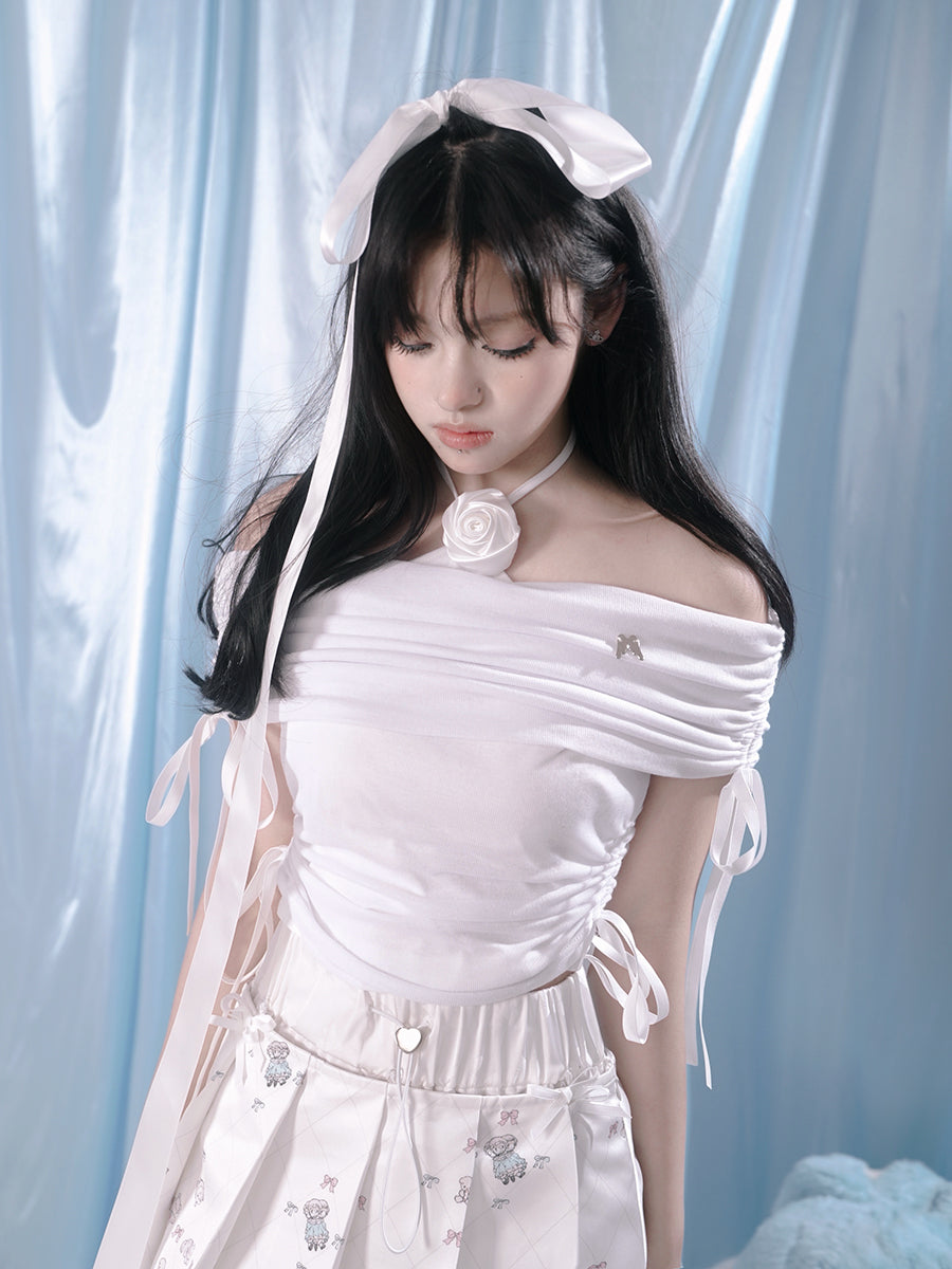 Broach Strap Rose Hol Tonex Lim Fit Short Camisole