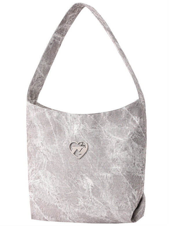 Süße coole Denim bedruckte Umhängetasche aus weichem Leder