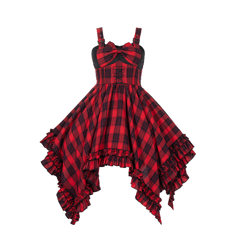 Punk lolly tie regular skirt dress