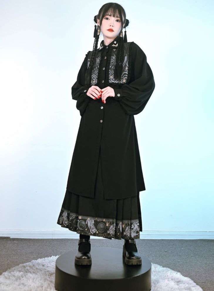 long shirt jacket retro dress