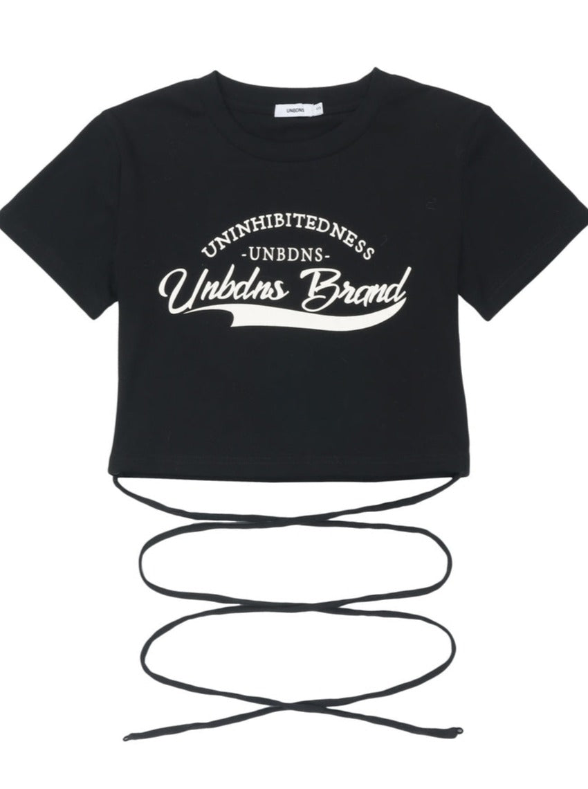 Round neck American retro T -shirt