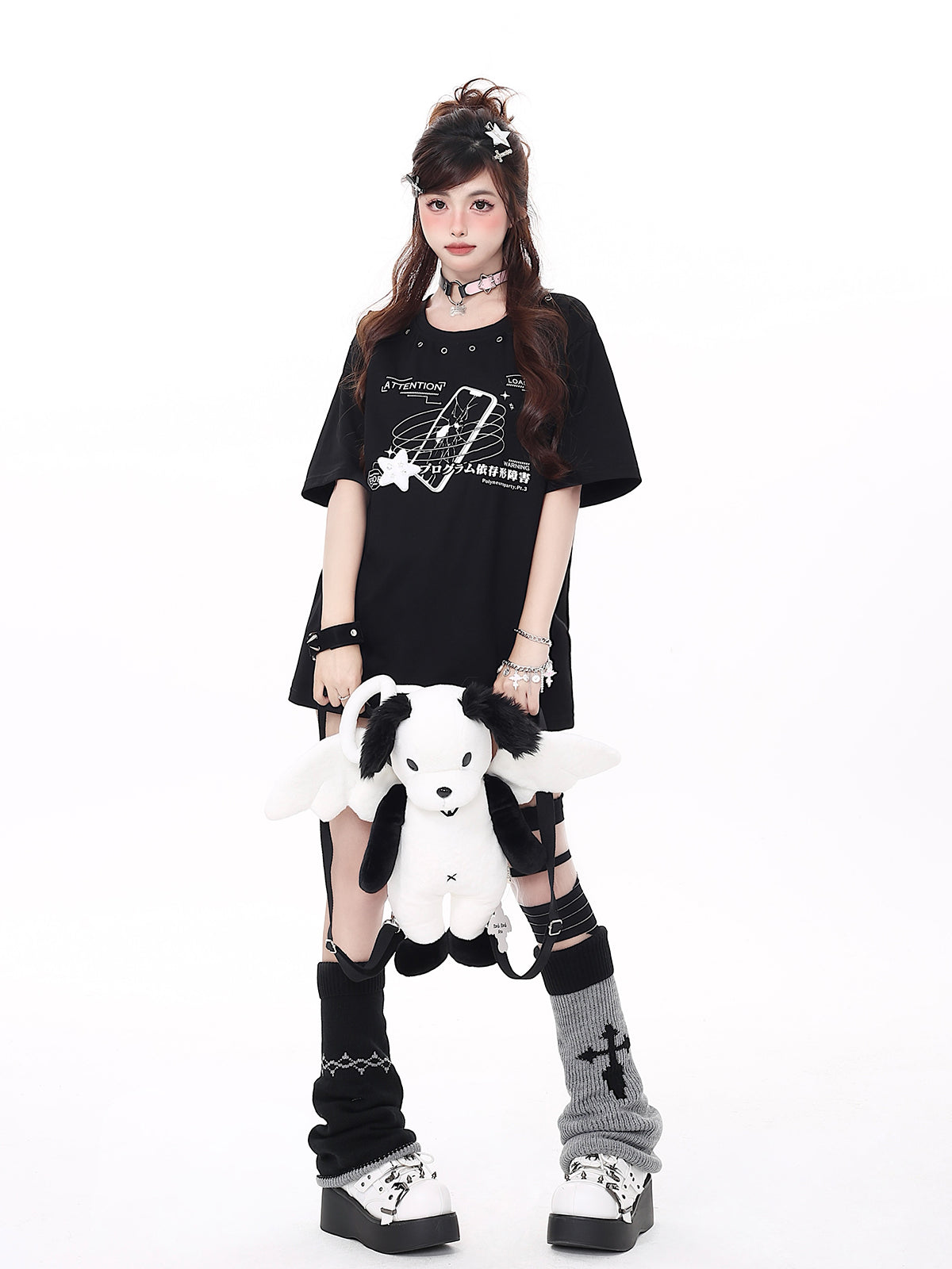 Tour de cou Bone Star y2k subculture