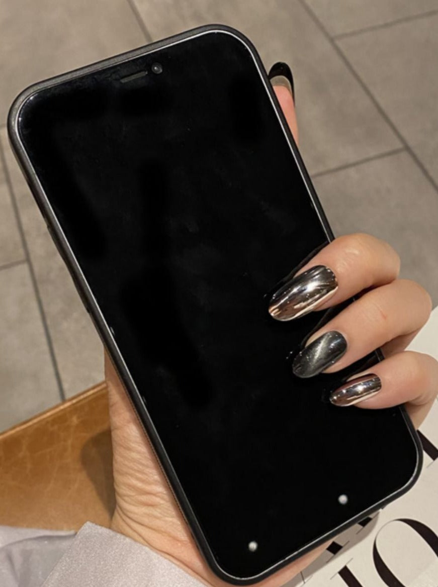 キルティングラインストーンスマホケース