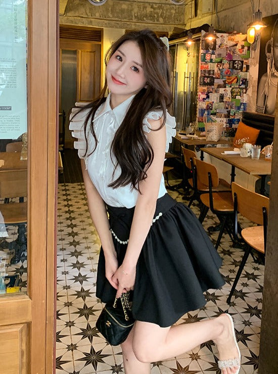 Diamondo West Flare Line Skirt