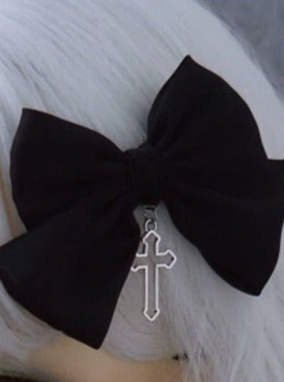 クロスリボンヘアクリップ - Belchic