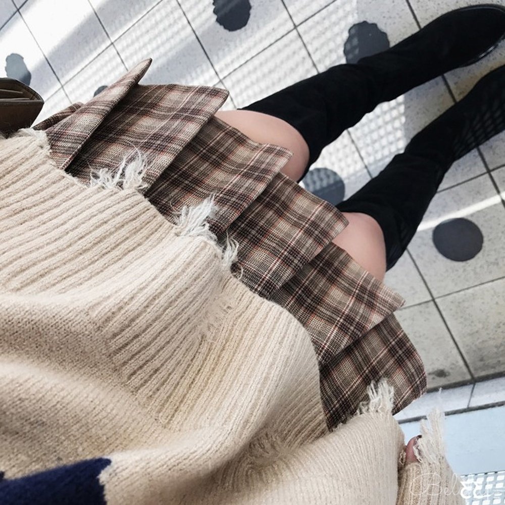 アーガイルニット セットアップ - Belchic