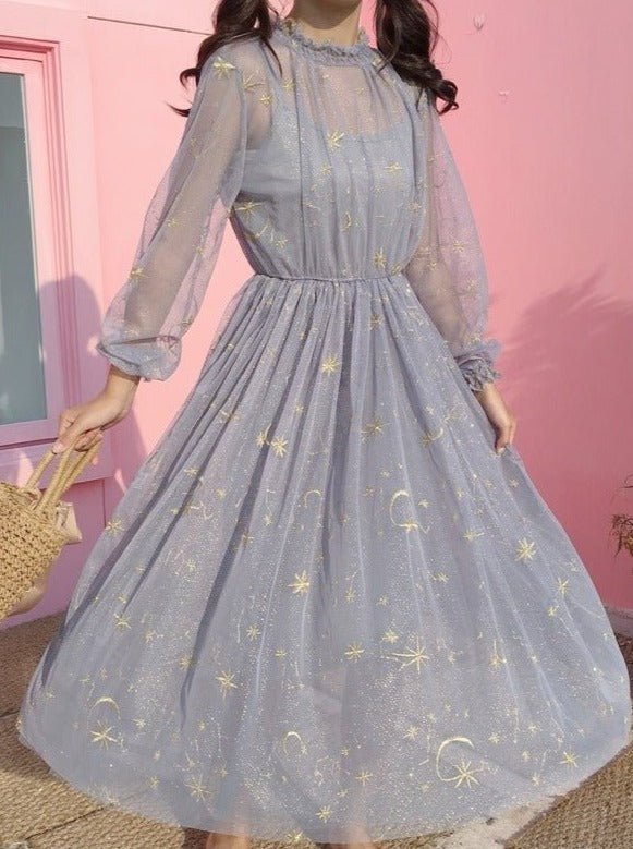 Sheer Star Dress – Belchic