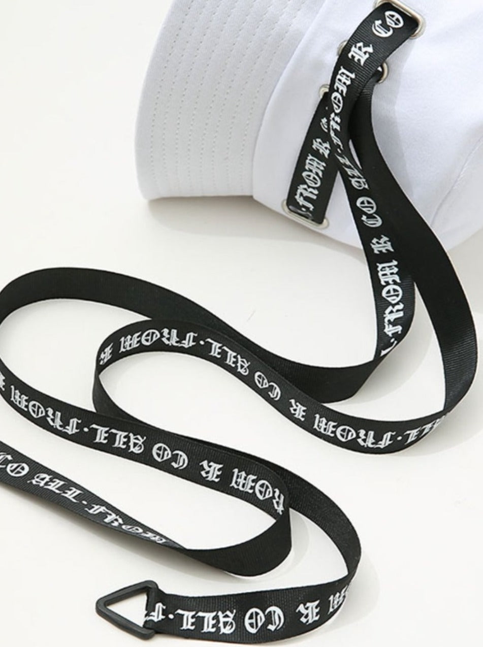 ロゴリボンストラップ付きバケットハット - Belchic