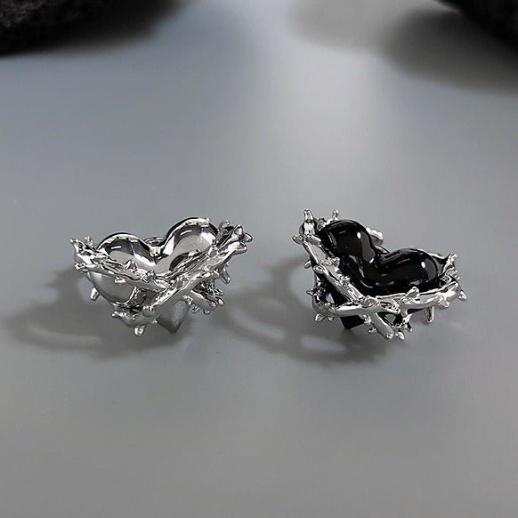 エナメルハート棘リング - Belchic