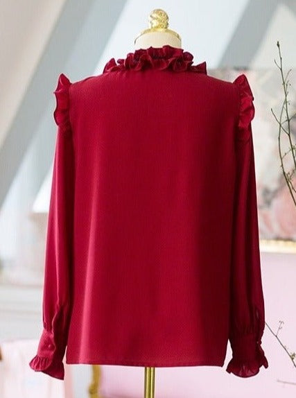 エレガントボウタイブラウス - Belchic