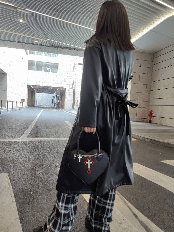 クロスチェーンハートバッグ - Belchic