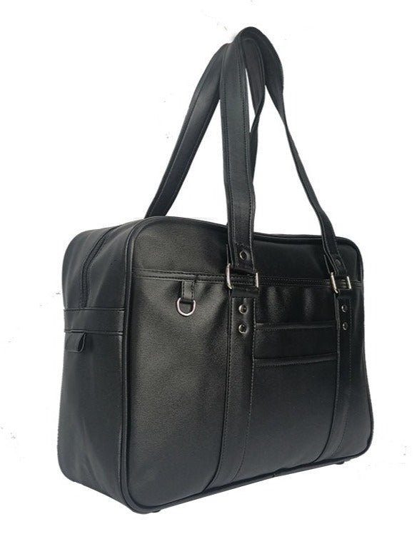 レザージップスクエアボストンバッグ - Belchic