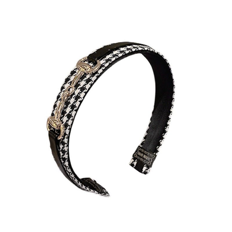 ゴールドストラップクラシックカチューシャ - LilyBlack