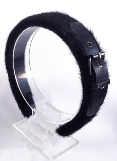 ファーカチューシャ・レザーカチューシャダークゴシックサブカルヘッドアクセサリー - Belchic