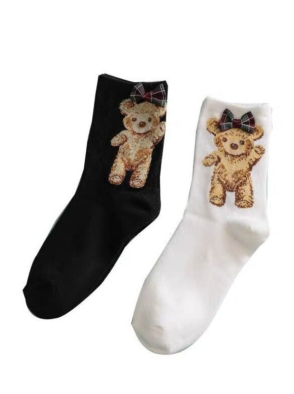 サイドベアショートソックス - Belchic