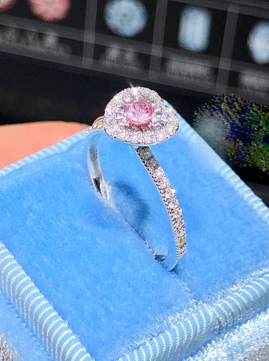 ジュエルハートデザインリング - LilyBlack