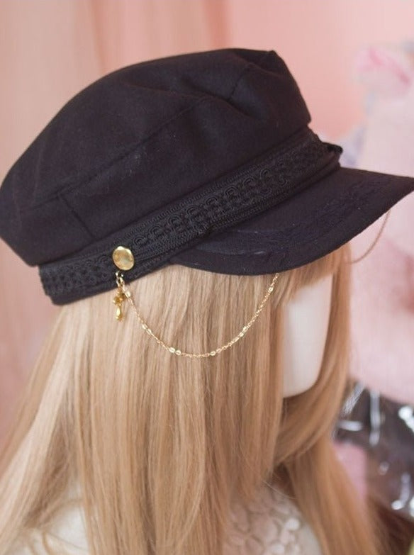 クロスチェーンアーミーテイストキャスケット - Belchic