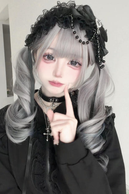 ハートビジューリボンヘッドドレス