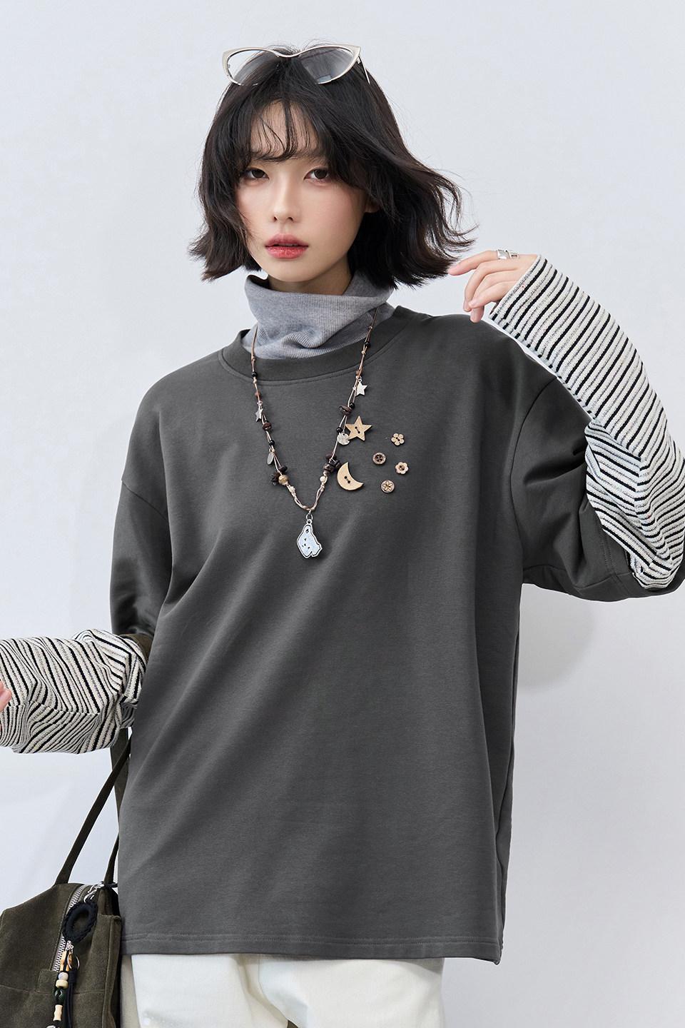 Gravity Patchwork Color-Blocked Top