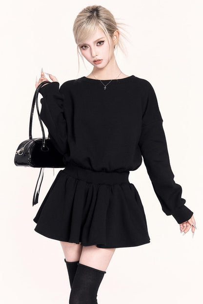 Fleece Line Slim Fit Dress