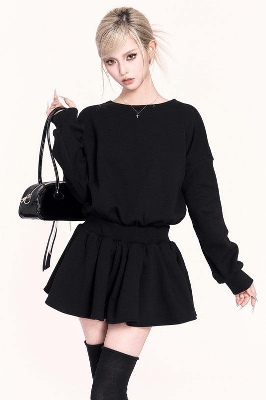 Fleece Line Slim Fit Dress