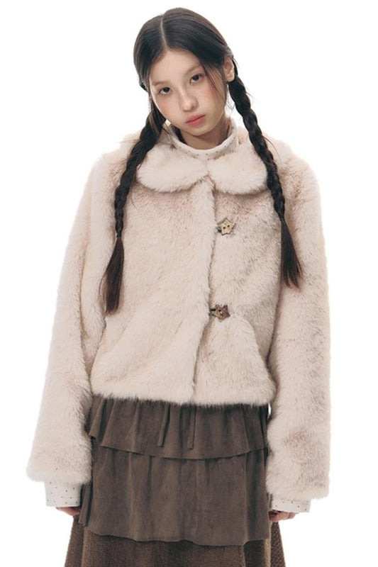 ドールカラーフォックスファーコート