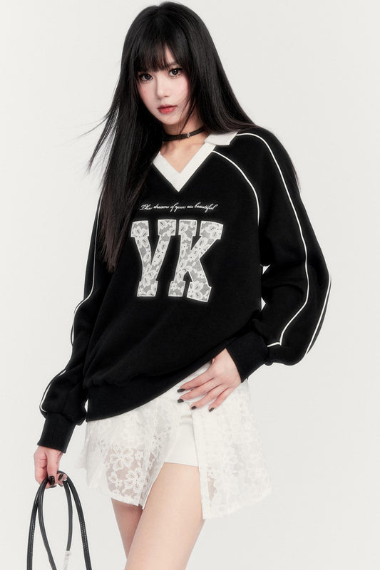 Retro Sporty Sweatshirt
