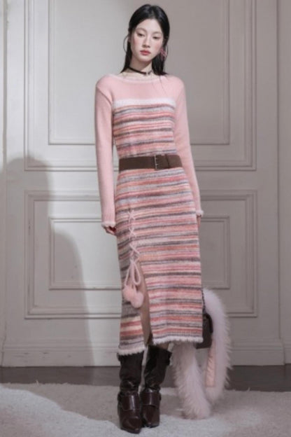 エモーショナルグラデーションボーダードレス