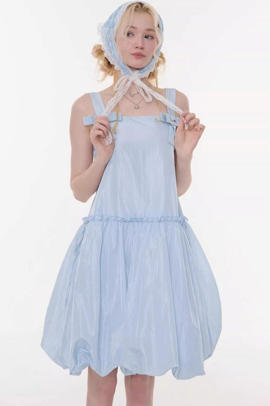 Ribbon Balloon Camisole Dress